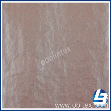 OBL20-863 Nylon 40D PU Pearly Coating For Down Coat